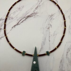 Star hole in Jadeite, Jade (Guatemala)