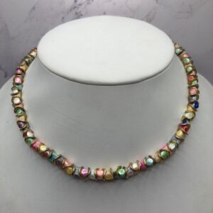 Ultrasonically drilled colorful pearl cores (set)